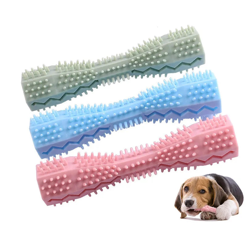 Cepillo de Dientes para Perros - Juguete Mordedor para Limpieza Dental de Cachorros