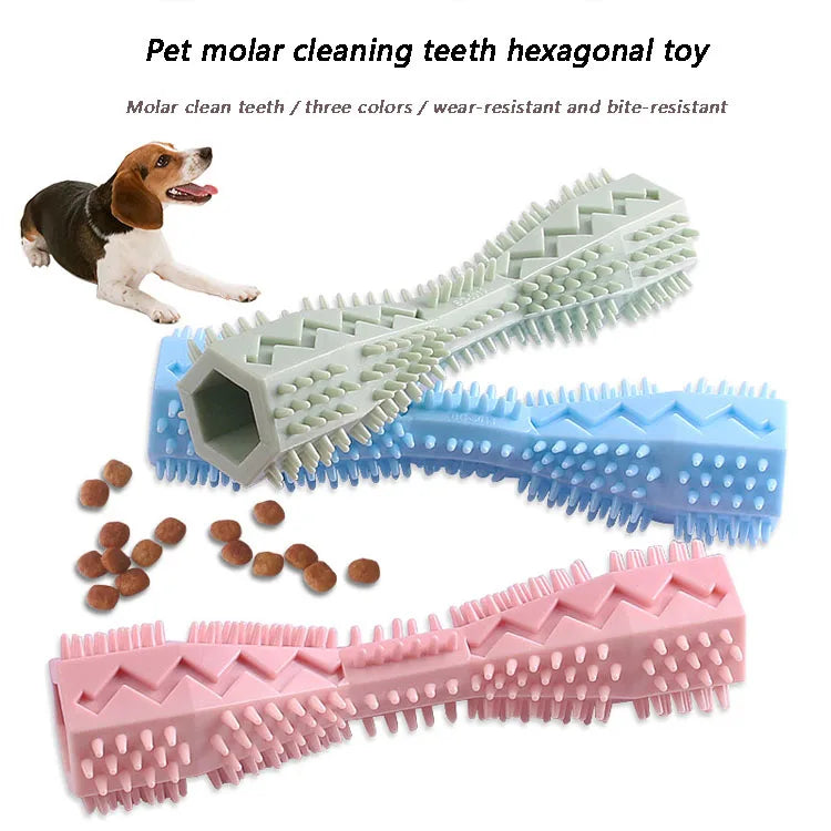 Cepillo de Dientes para Perros - Juguete Mordedor para Limpieza Dental de Cachorros