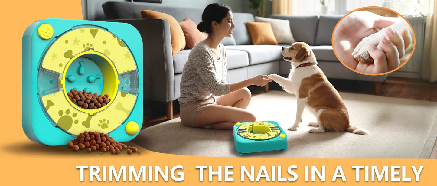 Puzzle Interactivo 3 en 1 para Perros: Comedero Lento con Dificultad Ajustable