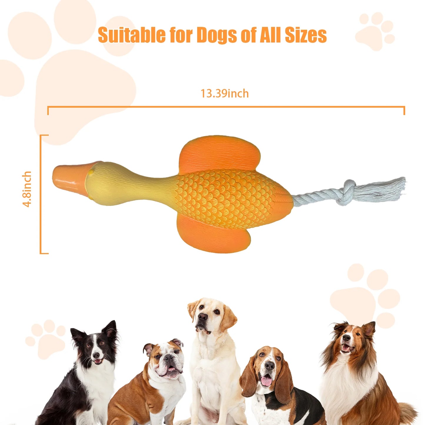 Pack de 6 Pelotas de Látex Natural con Sonido para Cachorros y Perros Pequeños