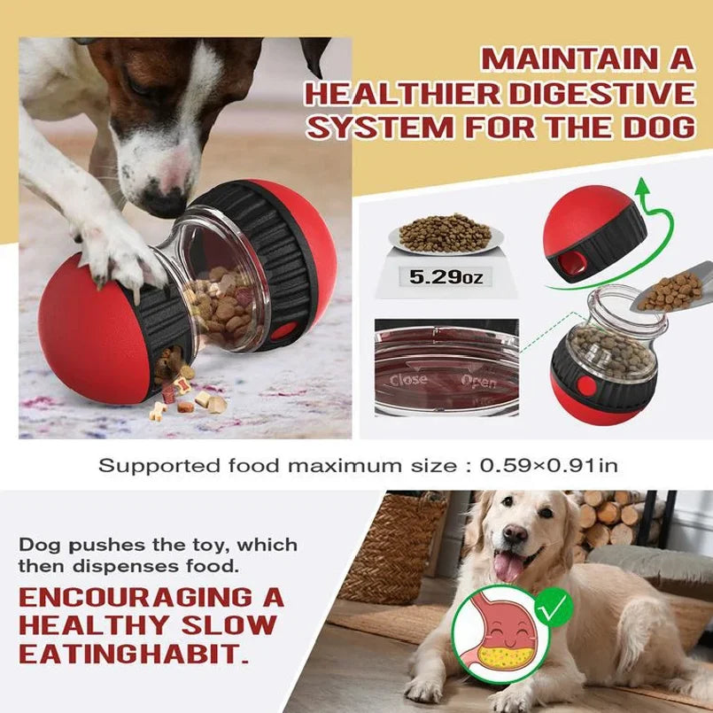 Pelota Puzzle Interactiva - Dispensador de Comida y Juguete Anti-Aburrimiento