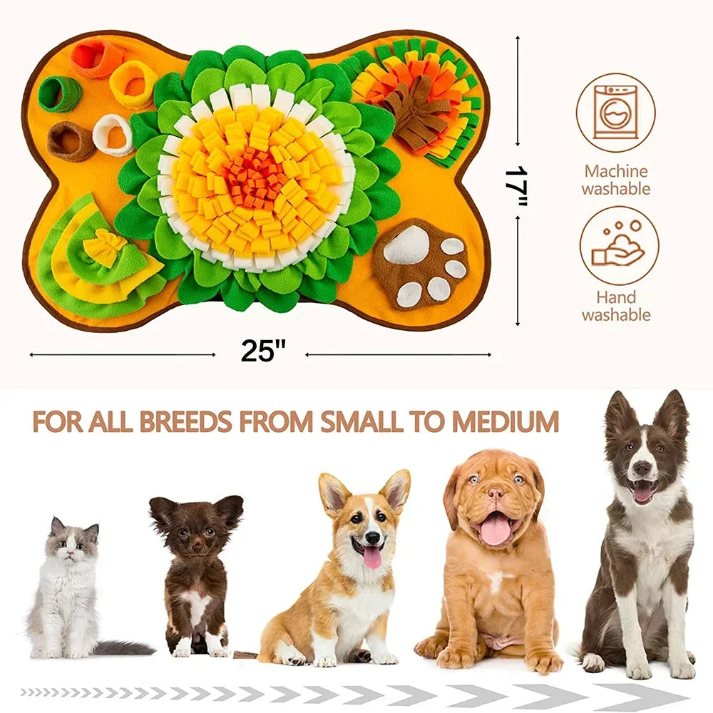 Alfombra Olfativa Extra Grande (XL) para Perros - Manta de Juego y Comida Lenta