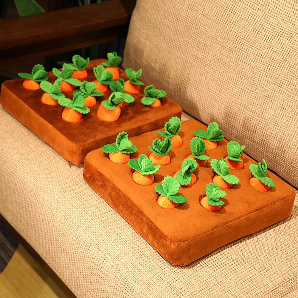 Alfombra Olfativa Interactiva "Huerto de Zanahorias" para Perros