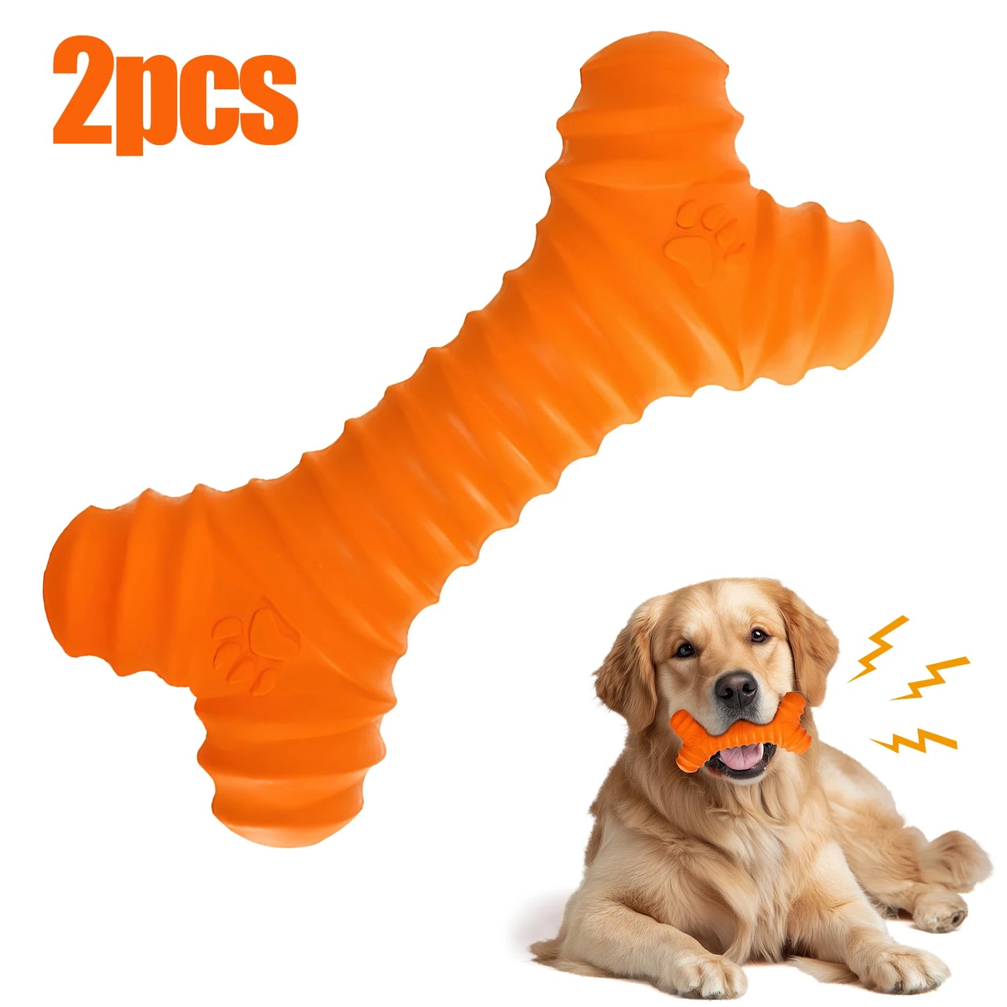 Pack de 6 Pelotas de Látex Natural con Sonido para Cachorros y Perros Pequeños