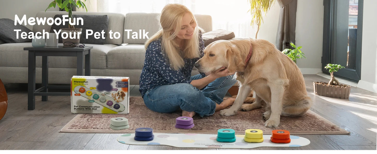 Set de Botones de Comunicación para Perros - ¡Enseña a tu Perro a "Hablar"!