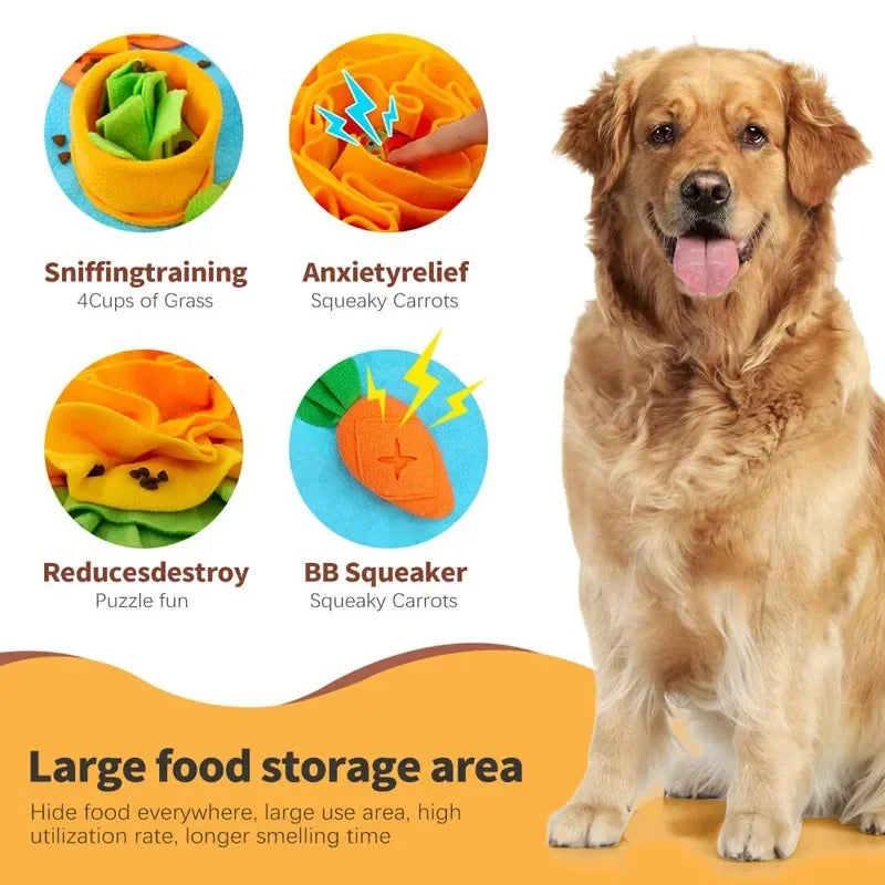 Alfombra Olfativa Extra Grande (XL) para Perros - Manta de Juego y Comida Lenta