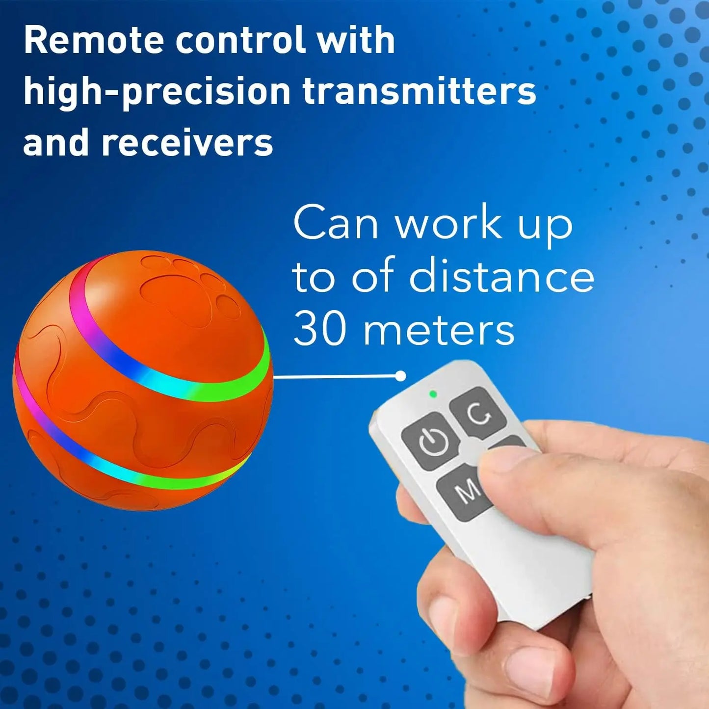 Pelota Interactiva con Control Remoto - Juguete que se Mueve Solo