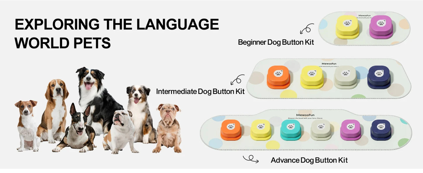 Set de Botones de Comunicación para Perros - ¡Enseña a tu Perro a "Hablar"!