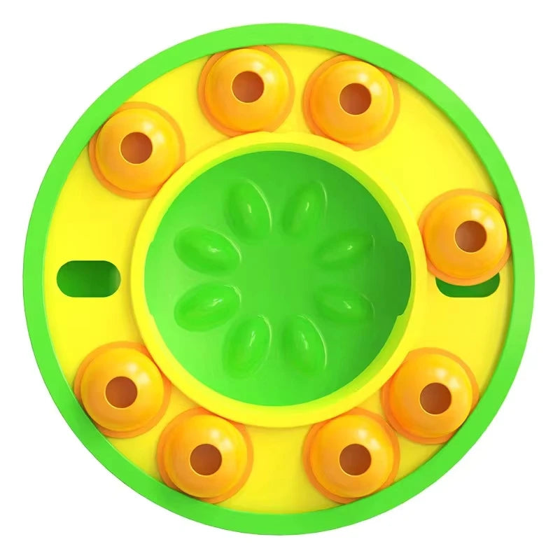 Puzzle Interactivo 3 en 1 para Perros: Comedero Lento con Dificultad Ajustable