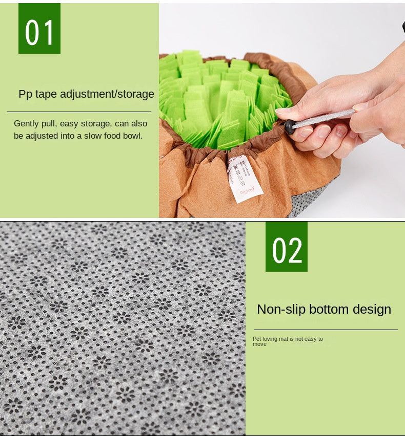 Alfombra Olfativa de Tela Oxford - Juguete Ultra Resistente y Lavable