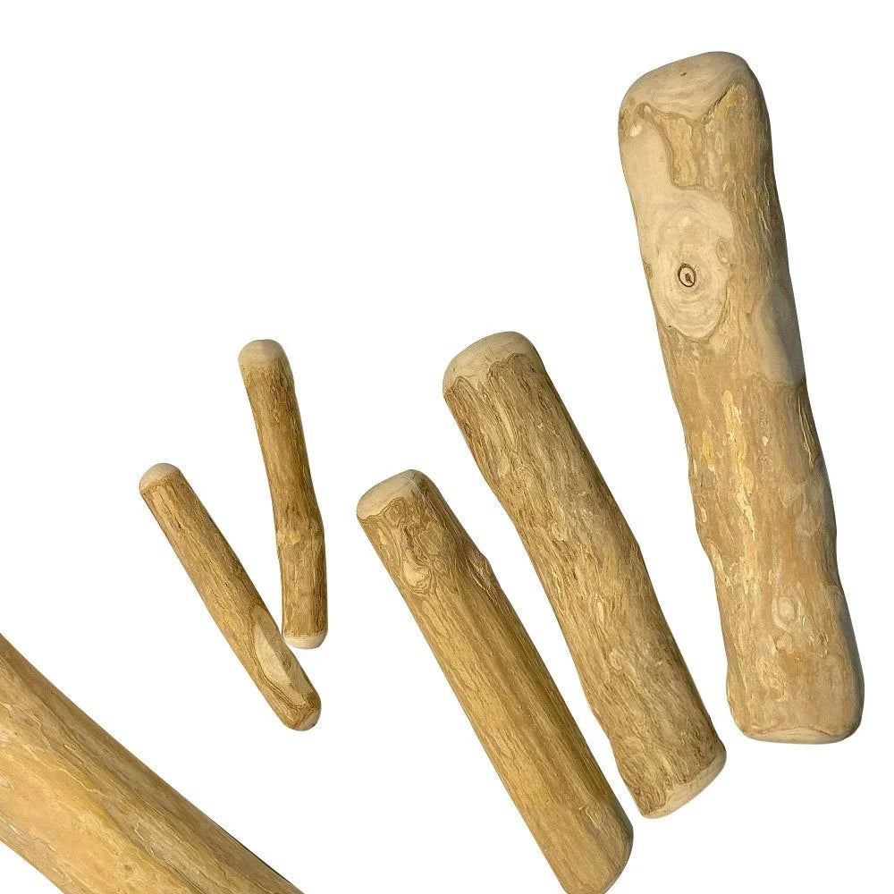 Mordedor de Madera de Café - Juguete Dental 100% Natural y de Larga Duración