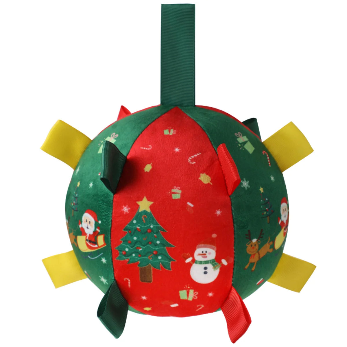 Pelota de Fútbol de Felpa con Cascabel para Perros - Juguete Interactivo