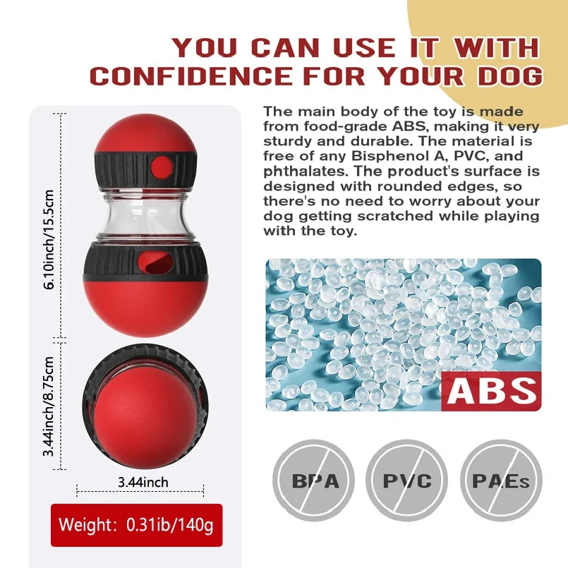 Pelota Puzzle Interactiva - Dispensador de Comida y Juguete Anti-Aburrimiento