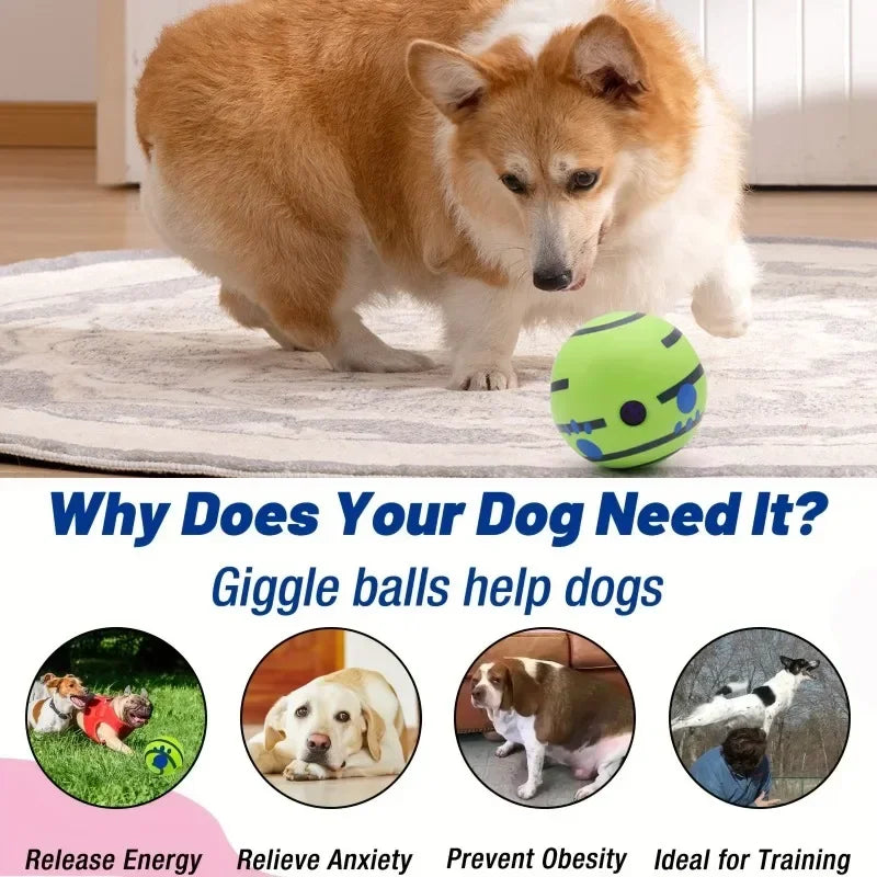 Pelota Interactiva "Giggle Ball" - Juguete con Sonidos Divertidos sin Baterías