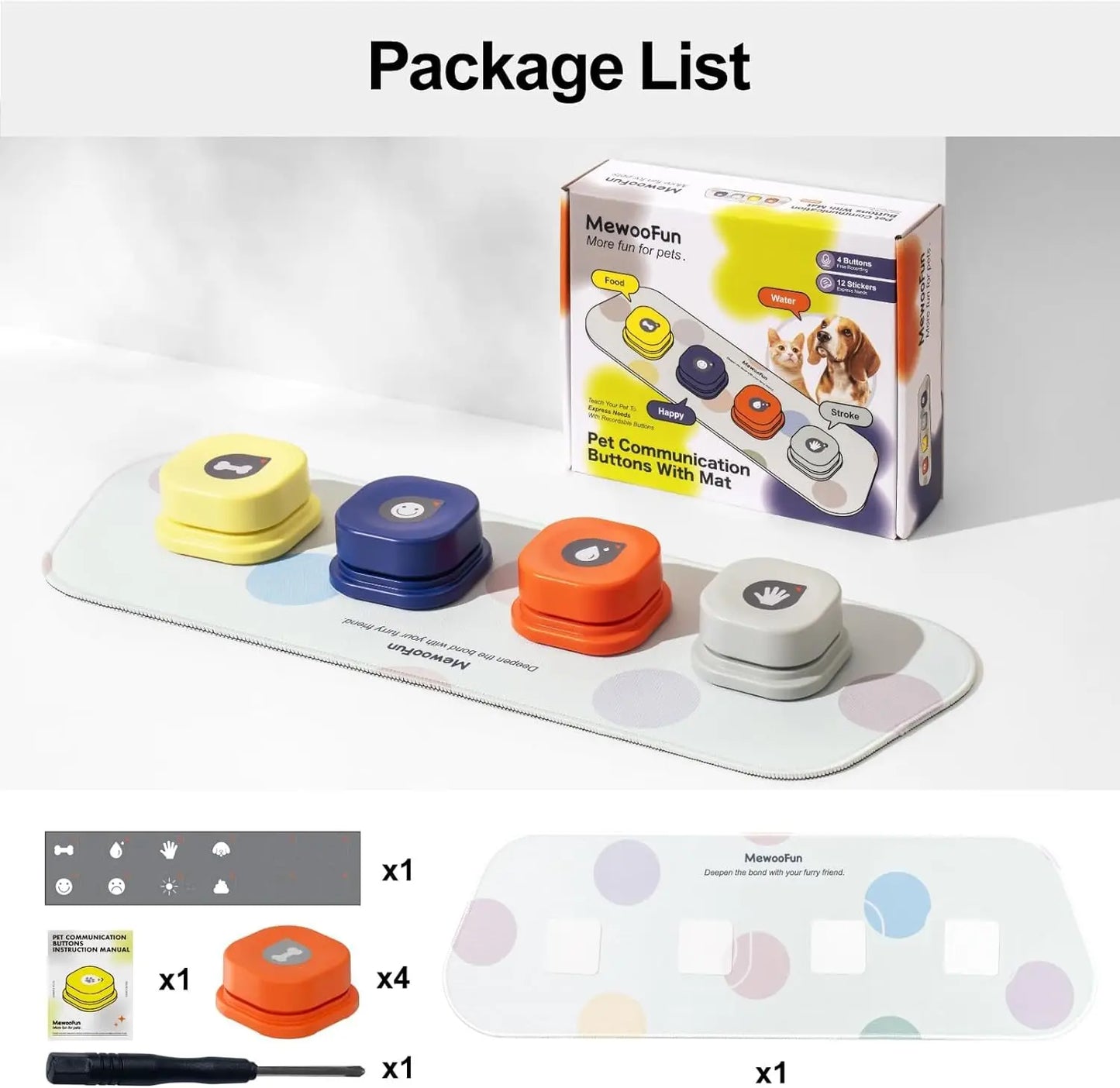 Set de Botones de Comunicación para Perros - ¡Enseña a tu Perro a "Hablar"!