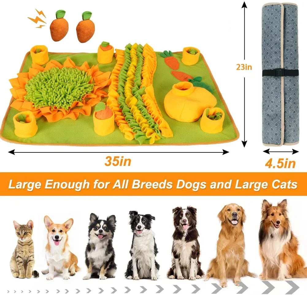 Alfombra Olfativa Extra Grande (XL) para Perros - Manta de Juego y Comida Lenta