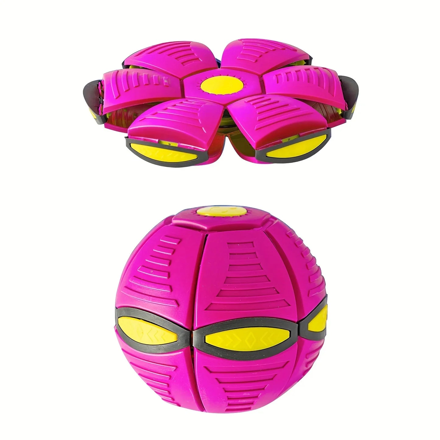 Pelota Mágica 2 en 1: Disco Volador Transformable para Perros