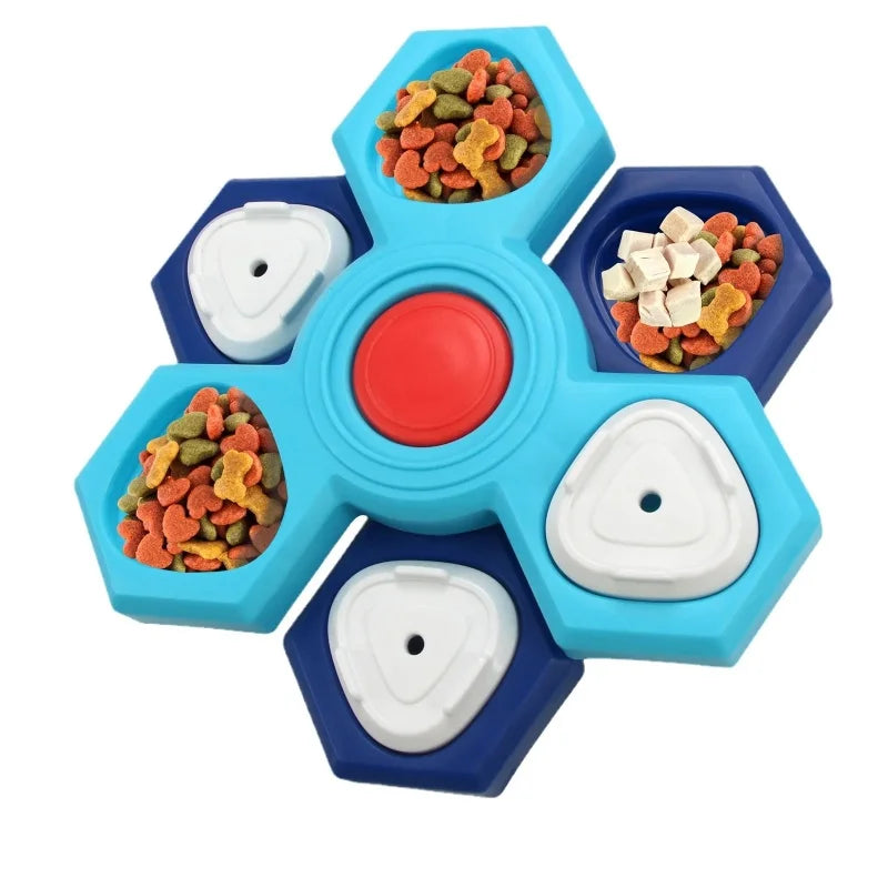 Puzzle Interactivo Avanzado 3 en 1 - Comedero Lento Multinivel y Plato Lamedor