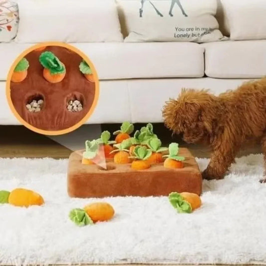 Alfombra Olfativa Interactiva "Huerto de Zanahorias" para Perros