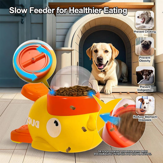 Pato Interactivo Balanceante - Dispensador de Premios Resistente