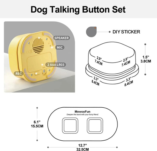 Set de Botones de Comunicación para Perros - ¡Enseña a tu Perro a "Hablar"!